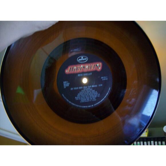 Pete Shelley On Your Own 12" Vinyl EP Record 1986 Synth-Pop Translucent Wax - Picture 2 of 4